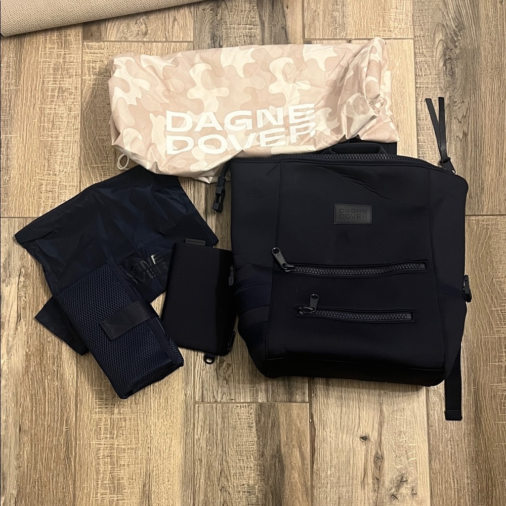 Dagne Dover Navy Backpack Diaper Bag